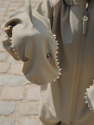 Plainy Shark Fäustlinge - Grau
