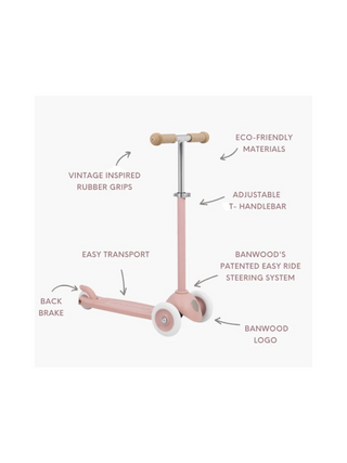 Eco Scooter Dusty Rose
