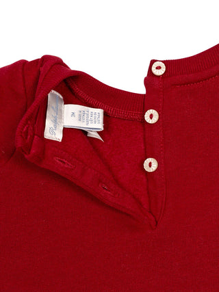 Set aus Sweatkleid und Hose mit Polobär - Holiday Red