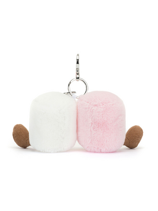 Amuseables – Taschenanhänger „Paar Marshmallows“