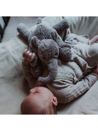 George Herzschlagkuscheltier Elefant - Grey