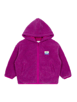 Hoktown Teddyfleecejacke - Fuchsia