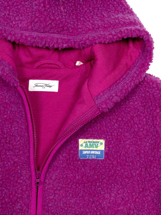 Hoktown Teddyfleecejacke - Fuchsia
