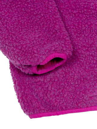 Hoktown Teddyfleecejacke - Fuchsia