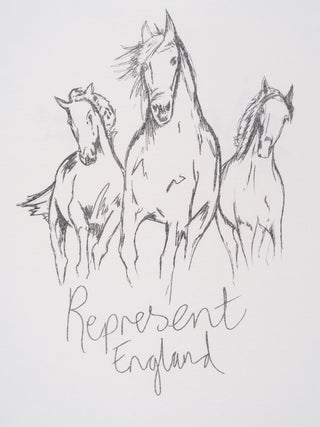 Hand Drawn Thoroughbred Horse T-Shirt