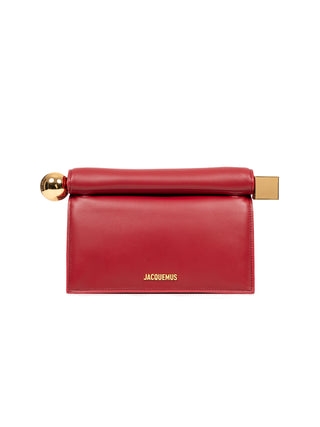 La Pochette Rond Carre in Rot