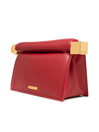 La Pochette Rond Carre in Rot