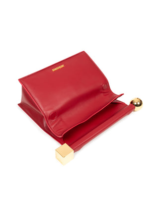 La Pochette Rond Carre in Rot