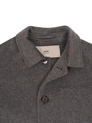 Geknöpfte Boxy-Fit-Jacke aus Wolle