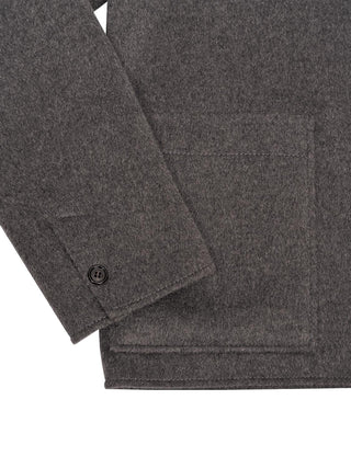 Geknöpfte Boxy-Fit-Jacke aus Wolle