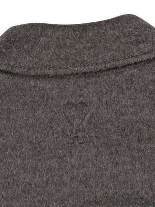 Geknöpfte Boxy-Fit-Jacke aus Wolle