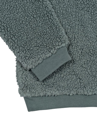 Sherpa-Sweatshirt - Grün