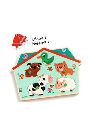 Sounds Puzzle Ouaf Woof