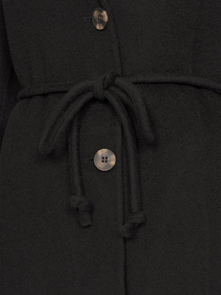 Kurzer Mantel Hellen in Schwarz