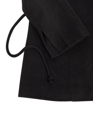 Kurzer Mantel Hellen in Schwarz