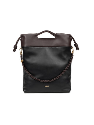 Flamenco Tote aus samtigem Nappa-Leder