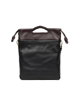 Flamenco Tote aus samtigem Nappa-Leder