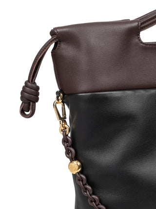 Flamenco Tote aus samtigem Nappa-Leder