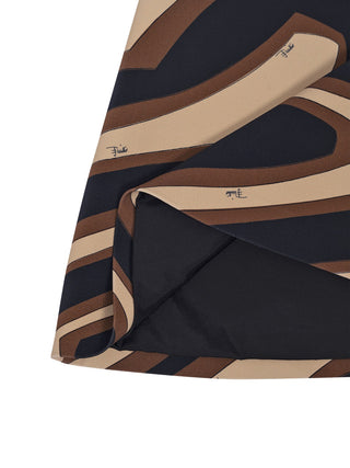 Kurzes Kleid im Labirinto-Print