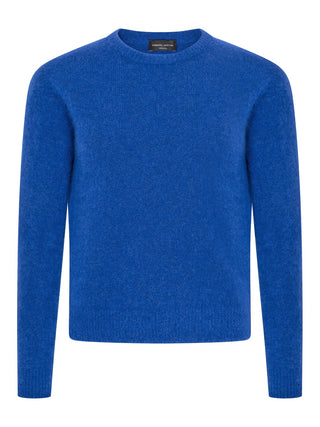 Girocollo-Pullover in Electric Blue