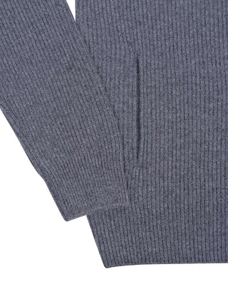 Cardigan mit Reißverschluss in Grau