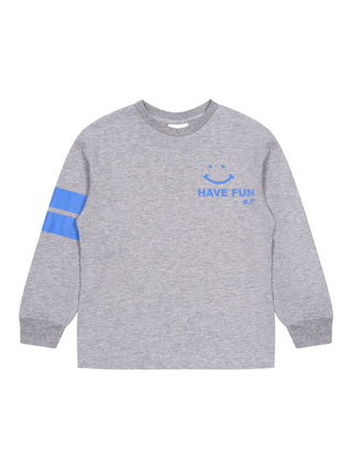 T-Shirt Have Fun - Grau