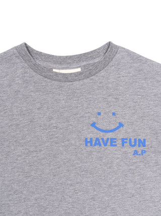 T-Shirt Have Fun - Grau