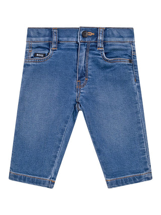 Five-Pocket Jeans - Blau