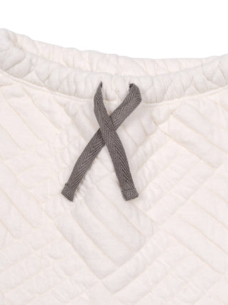 Gepolsterte Stepphose - Creme