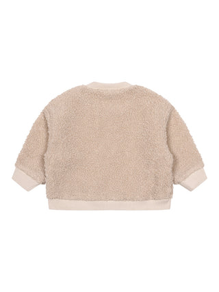 Teddy-Set aus Sweatshirt und Hose - Beige