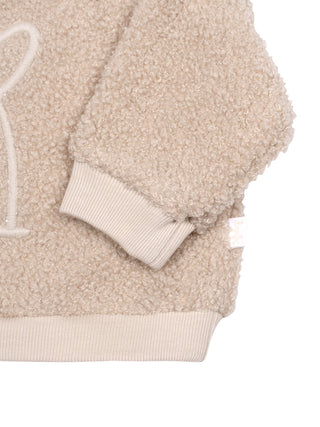 Teddy-Set aus Sweatshirt und Hose - Beige
