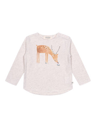 T-Shirt Waldtier - Creme