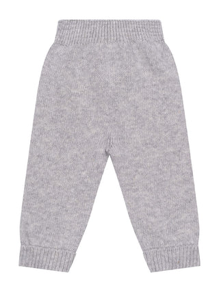 Strickhose aus Merinowolle - Grau