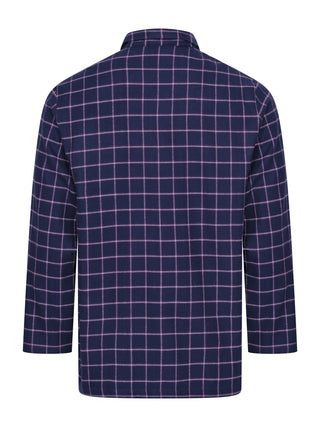 Pyjama Max in Marine Gemustert