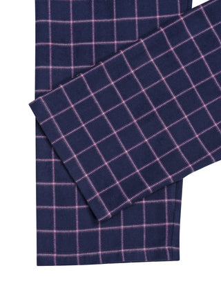 Pyjama Max in Marine Gemustert