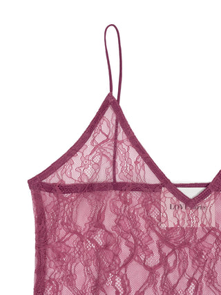 Transparentes Top Eve aus Spitze
