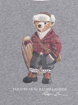 Sweatshirt mit Polobär - Grau