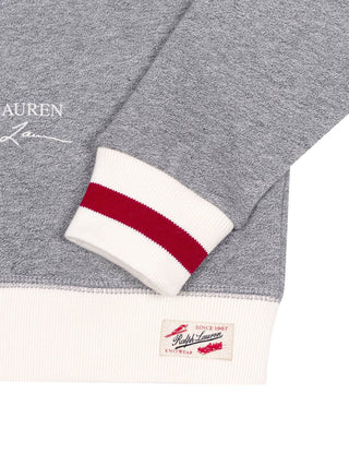 Sweatshirt mit Polobär - Grau