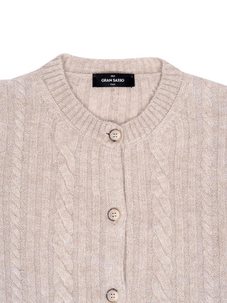 Cardigan Corean in Beige