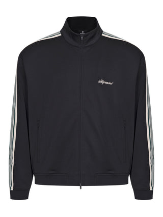 Tracksuit-Jacke in Schwarz
