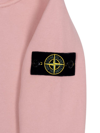 Hoodie mit Logo-Patch - Rosa