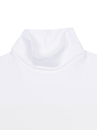 Rollkragenshirt - Weiß