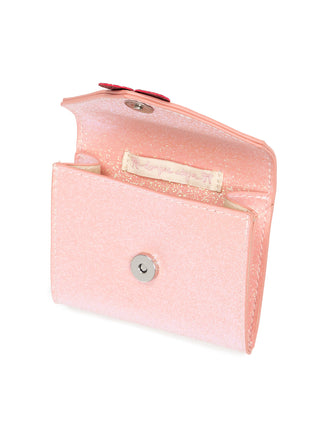 Love Letter Glitzer-Portemonnaie - Rosa