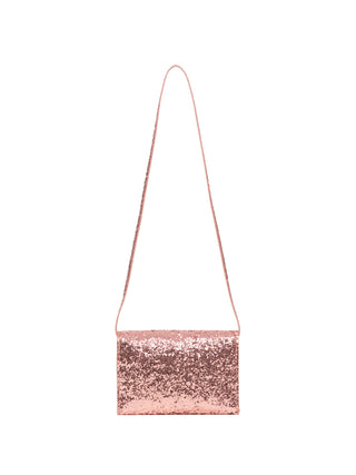Love Letter Glitzer-Umhängetasche  - Pink