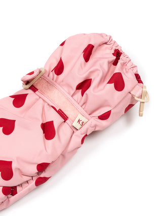 Nohr Schnee-Fäustlinge Herzen - Amour Pink/Rosa