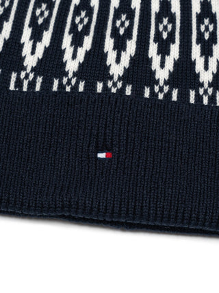 Fairisle Mütze - Navy