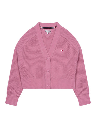 Chenille Cardigan - Rosa
