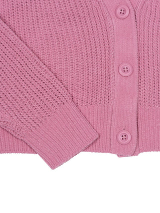 Chenille Cardigan - Rosa