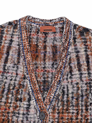 Cardigan aus Bouclé-Wolle