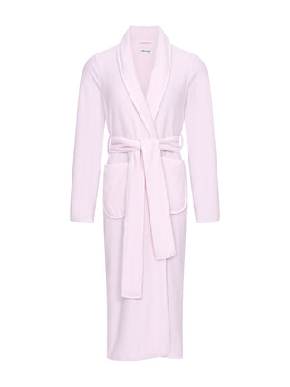 Morgenmantel aus Fleece - Rosa